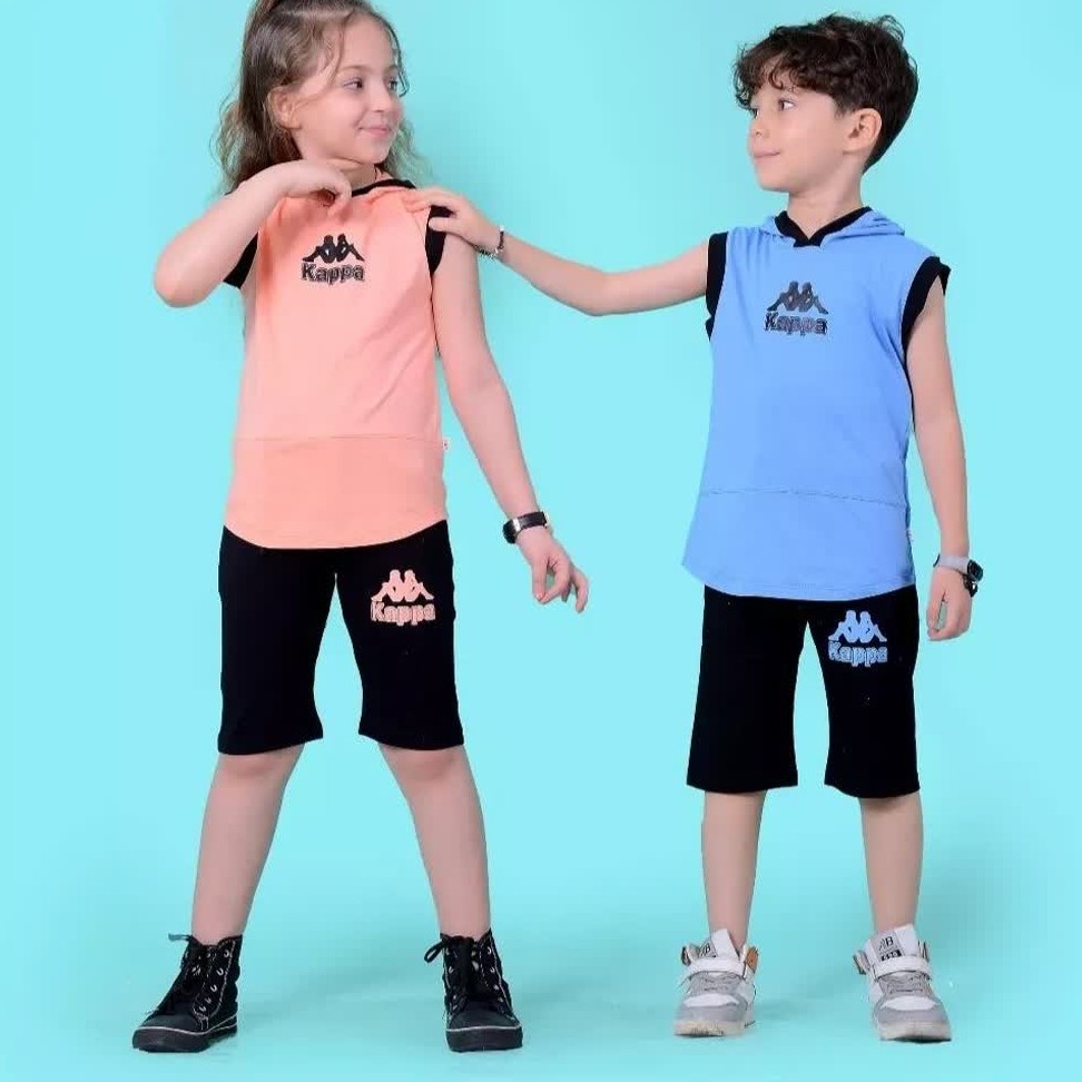 ست اسپرت تاپ و شلوارک برای 2تا9 سال با ارسال رایگان