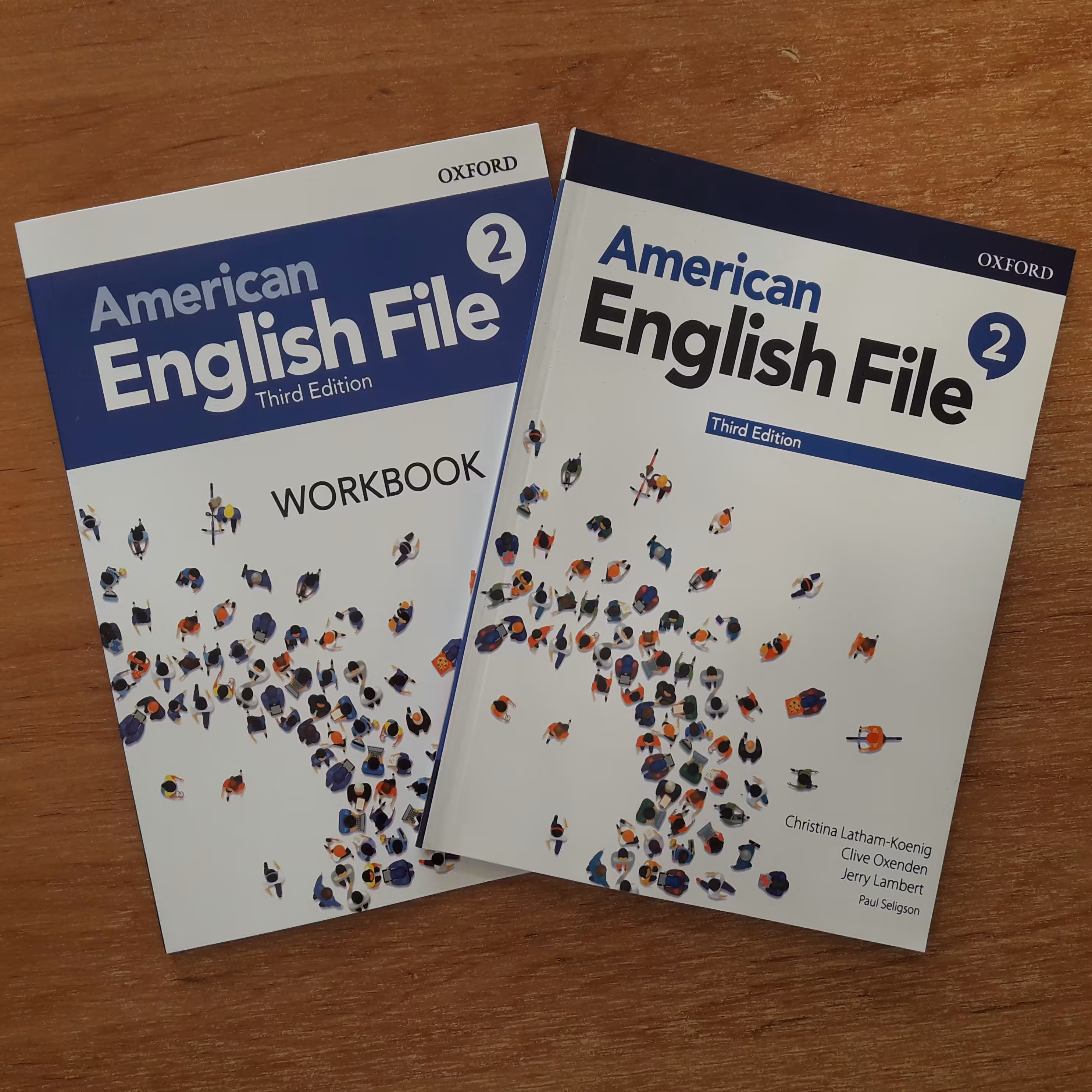 کتاب زبان امریکن انگلیش فایل American English File 2  ویرایش سوم سایز وزیری به همراه کتاب کار 
