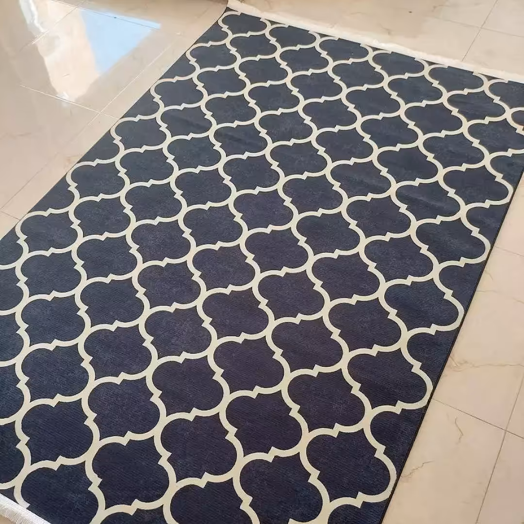 فرش مراکشی 9متری700شانه مشکی رنگ ارسال رایگان 