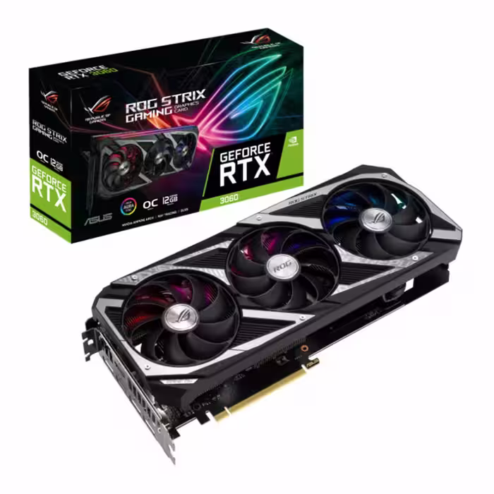 کارت گرافیک ایسوس ROG STRIX RTX3060 O12G V2 GAMING