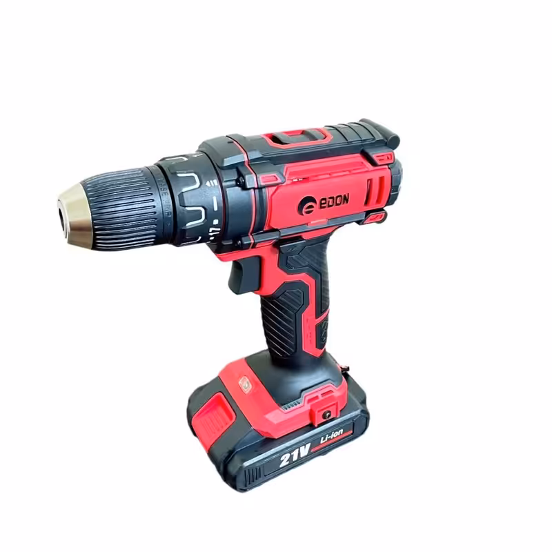 دریل و پیچگوشتی شارژی ادون مدل AD-21A دو باتری همراه کیف BMC