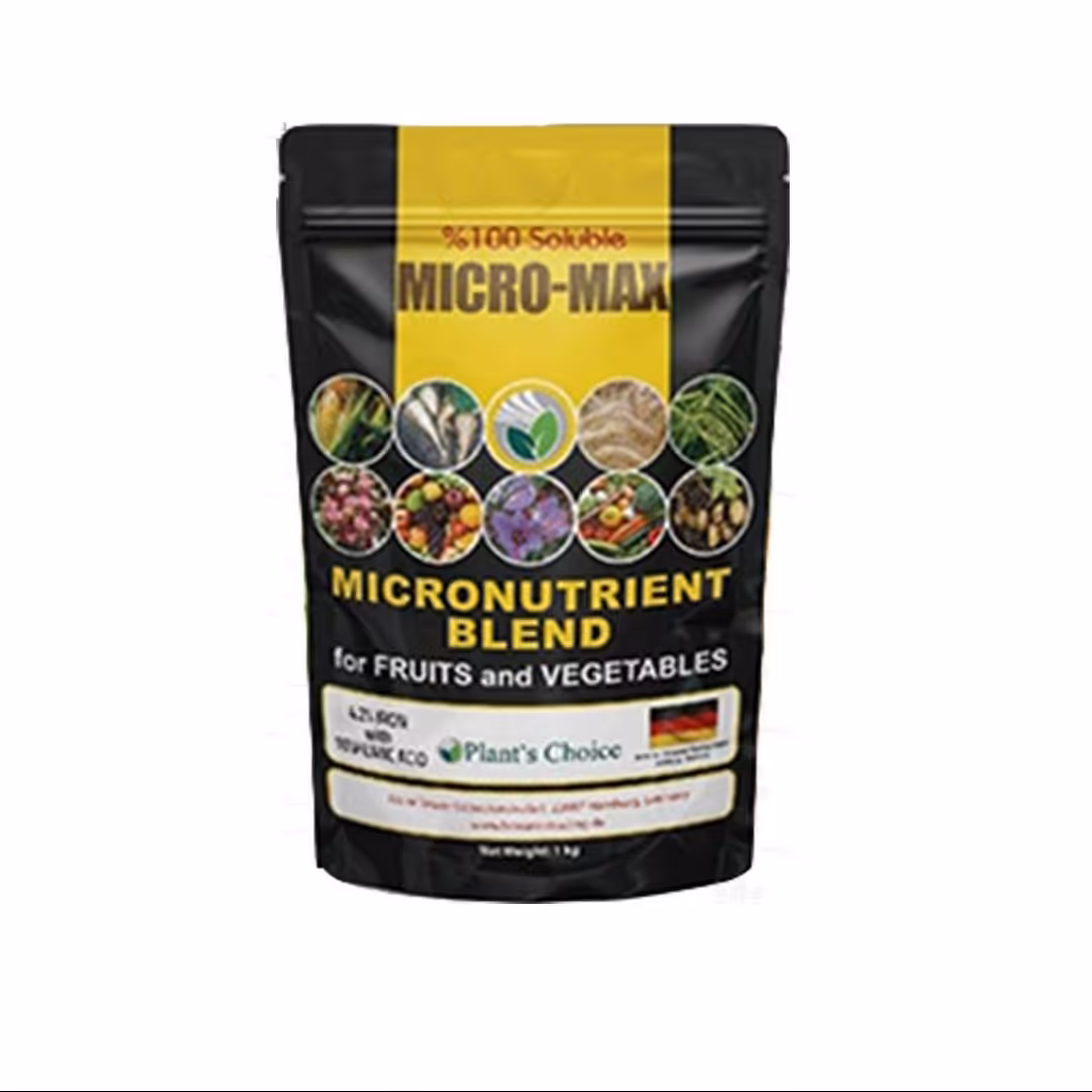 عددی کود پودری میکرومکس پلنت چویس آمریکا حجم 1 کیلوگرم