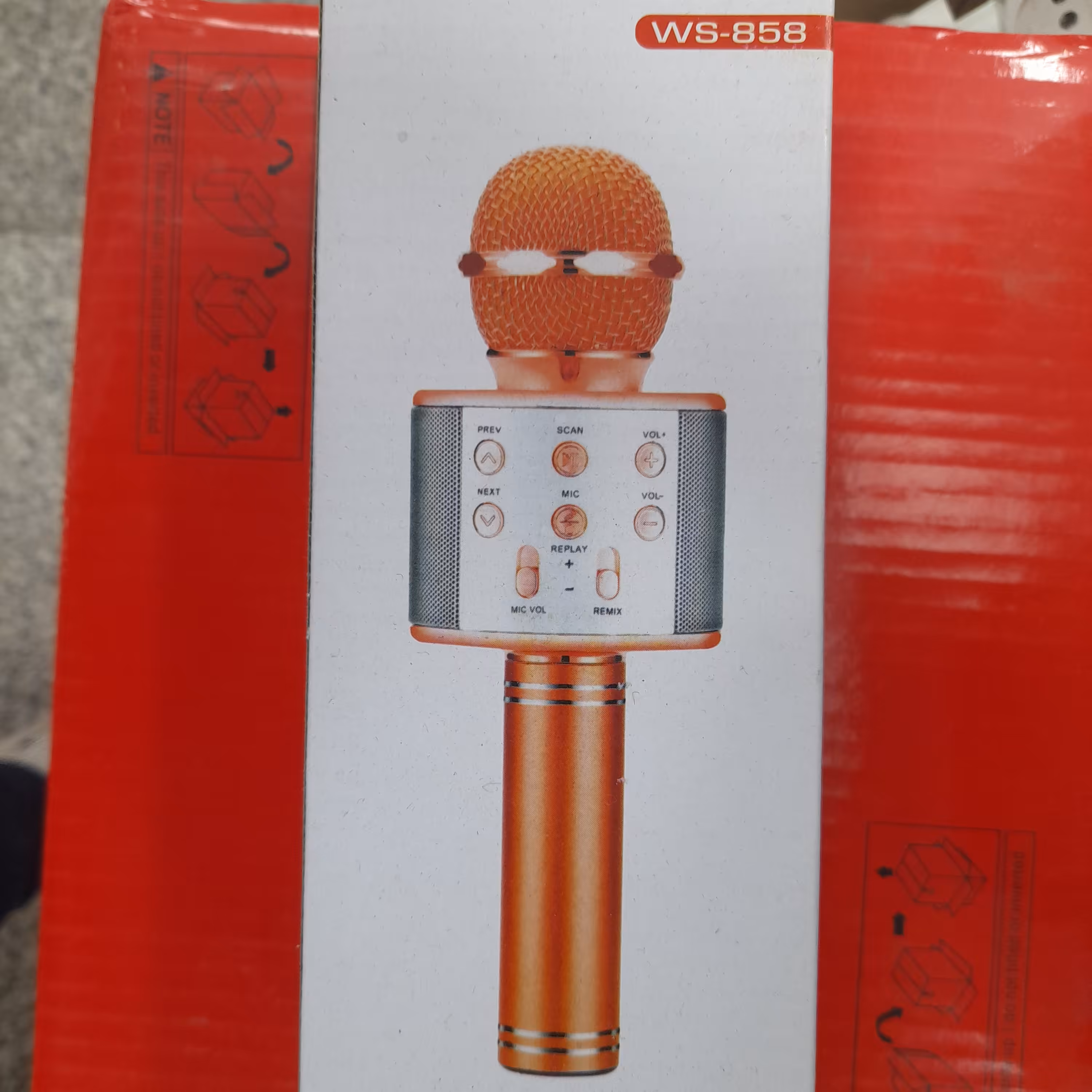 اسپیکر میکروفونی جنس عالیWS-858 