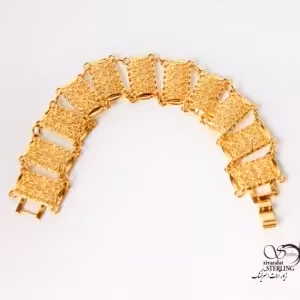 دستبند برنجی طرح مجلسی