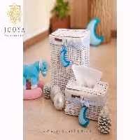 ست سطل و جادستمالی حصیری کودک مهوان