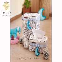 ست سطل و جادستمالی حصیری کودک مهوان