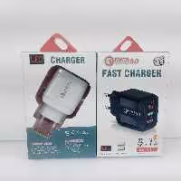 آداپتور و کلگی شارژر دو پورته فست شارژ با نمایشگر