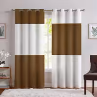 پرده پانچی شکلاتی تیره SA-932