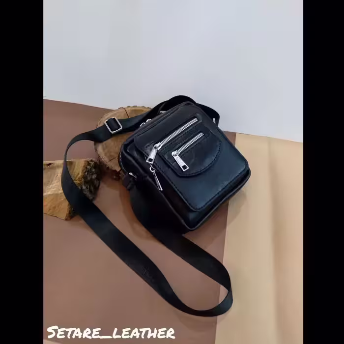 کیف چرم دستدوز  با چرم گاوی