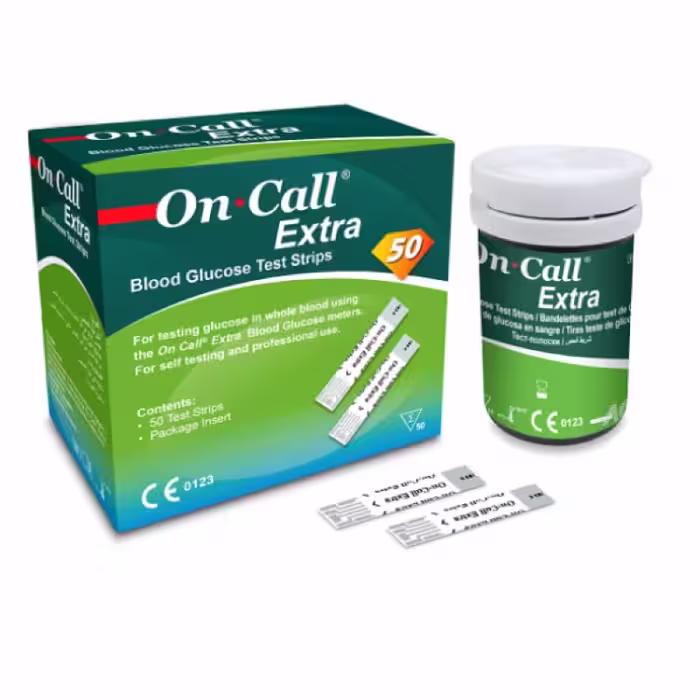 نوار تست قند خون آنکال اکسترا On Call Extra