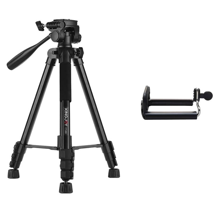 سه پایه دوربین عکاسی کینگ جوی KINGJOY VT-880 Tripod به همراه هولدر