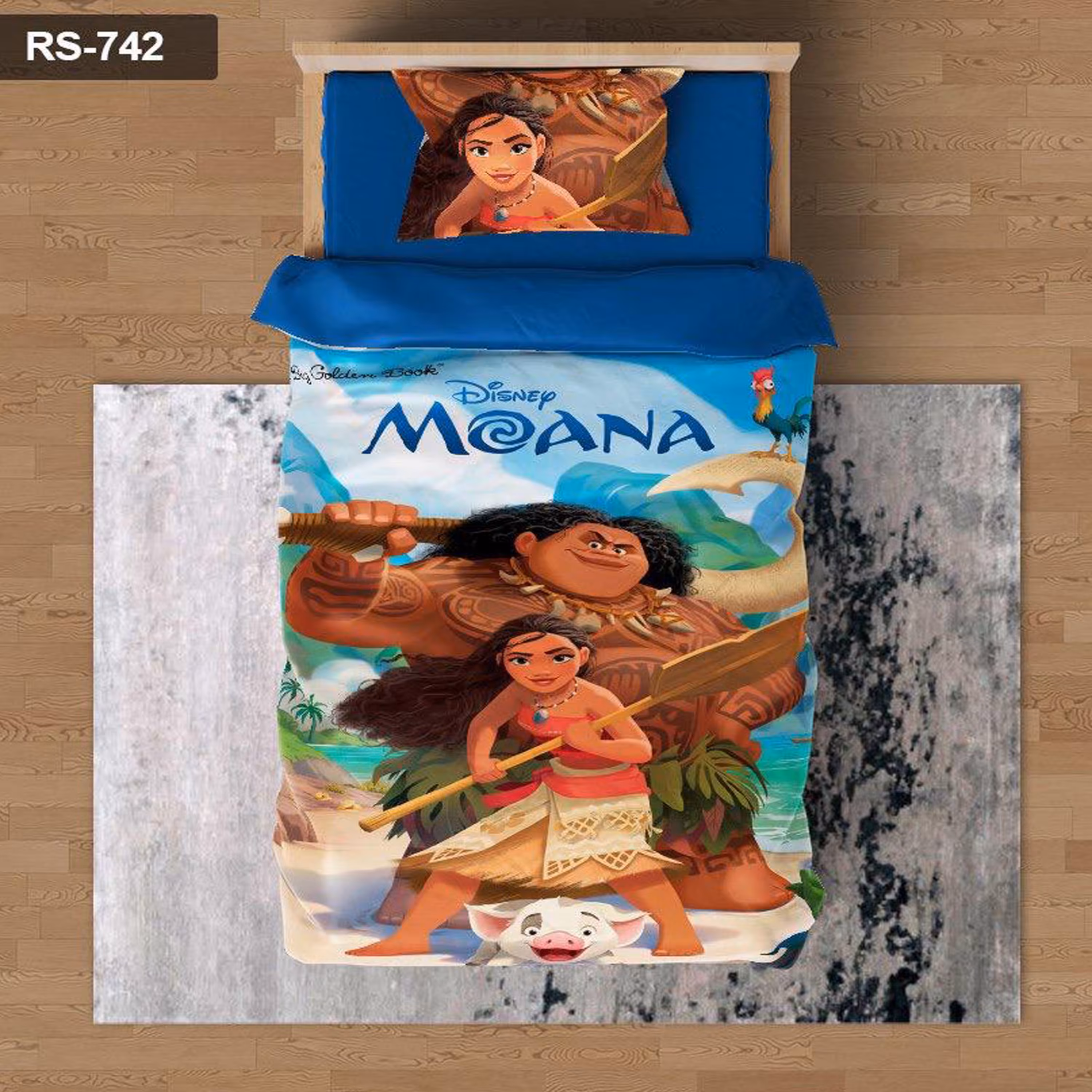 سرویس روتختی 1 نفره تنسل چاپی برندترک لند (Turk Land)  کد rs 742