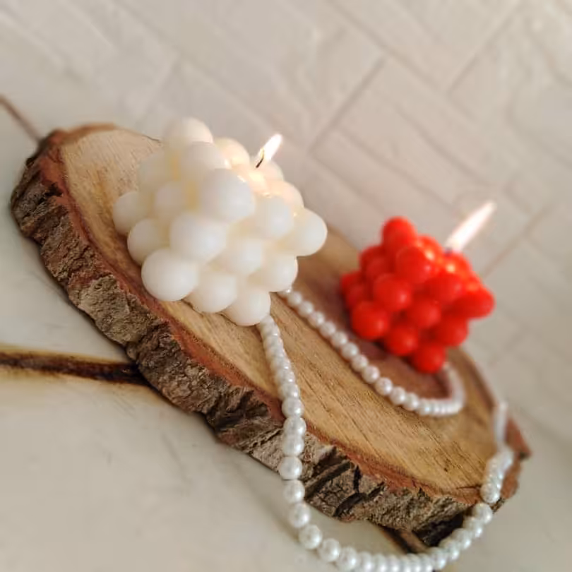 شمع روبیک یه کار شیک و زیبا که هم میتونه برای زیبایی دکور منزلتون استفاده بشه و هم به عنوان گیفت یادبود 