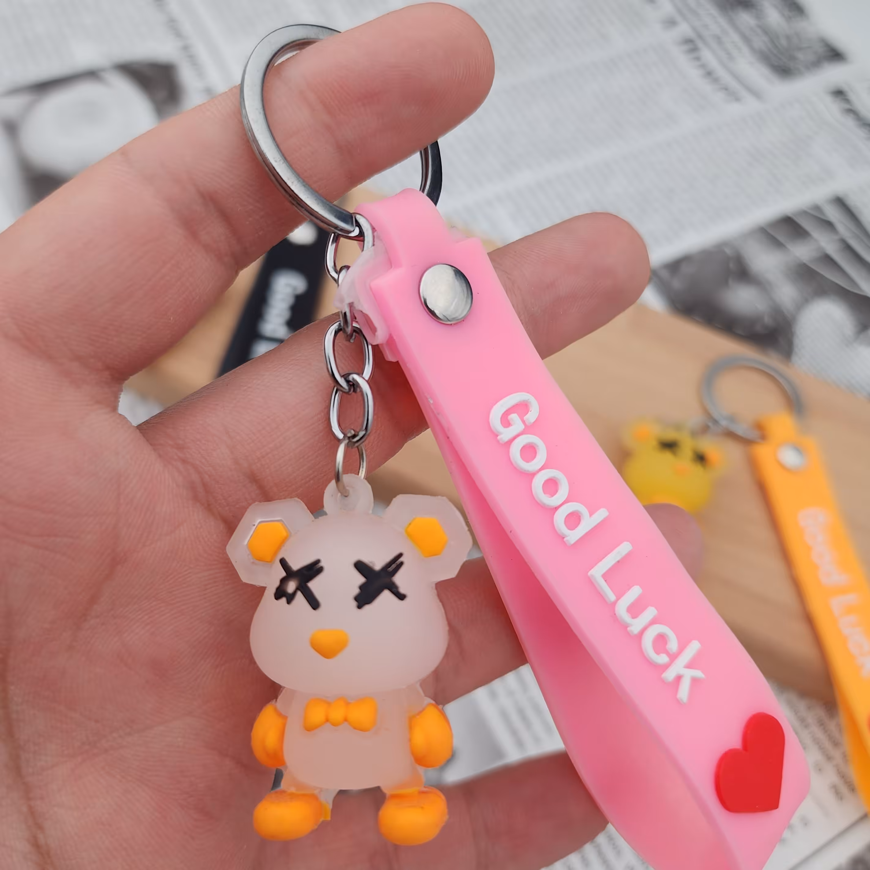 جاکلیدی  ( جاسوییچی ) مدل خرس رزین سیلیکونی