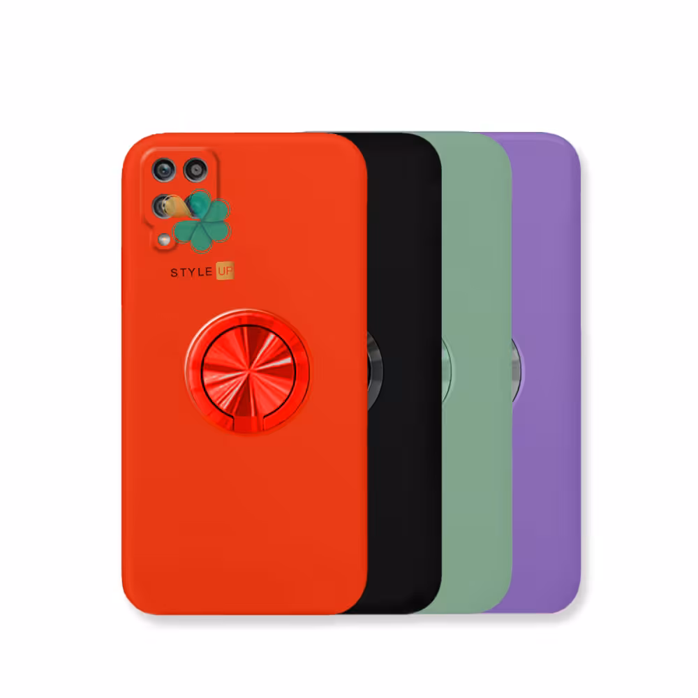 قاب سیلیکونی رینگ دار گوشی سامسونگ Galaxy A12 Nacho