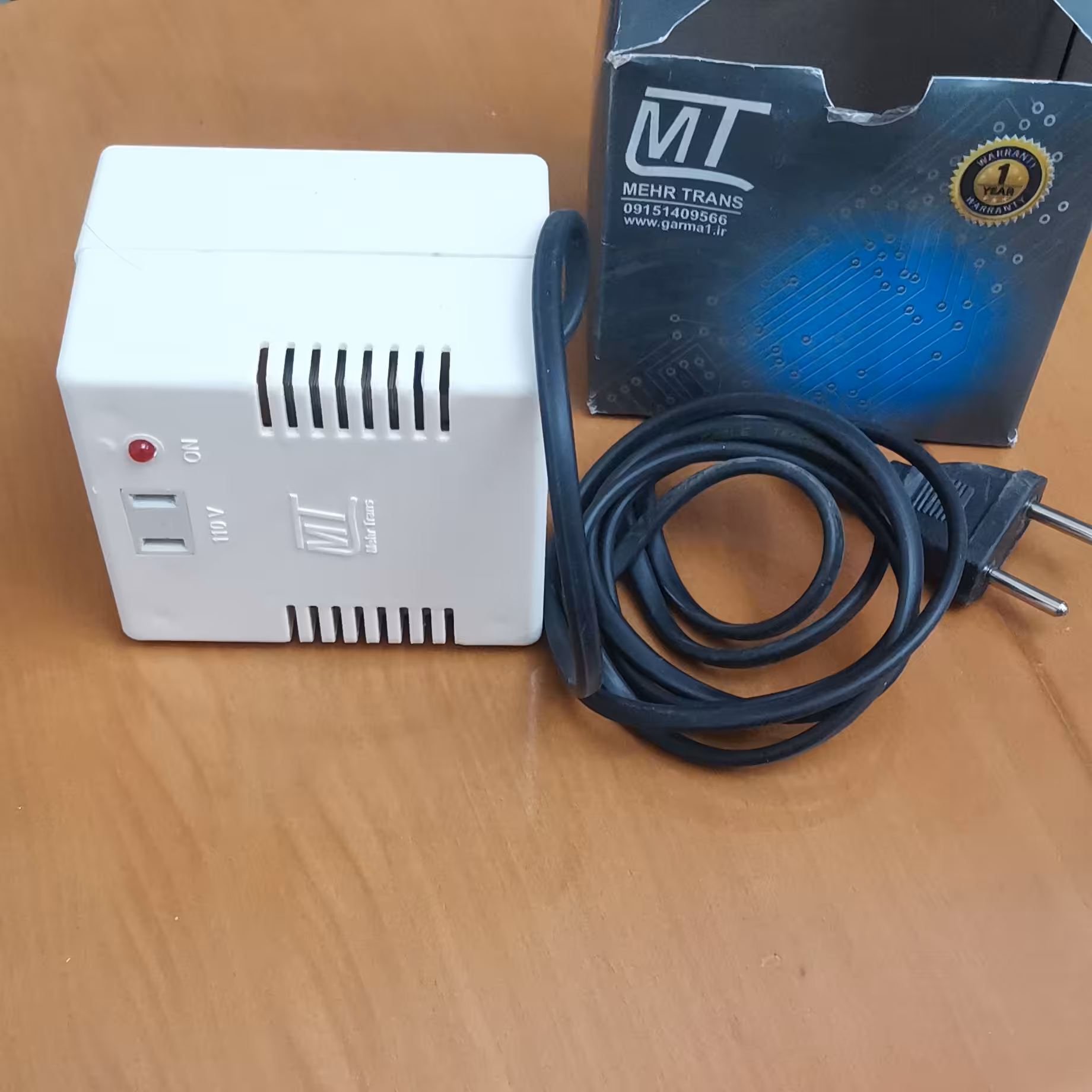 ترانس 110 ولت  100 وات (فروش با تخفیف فقط همراه با بخاری) 