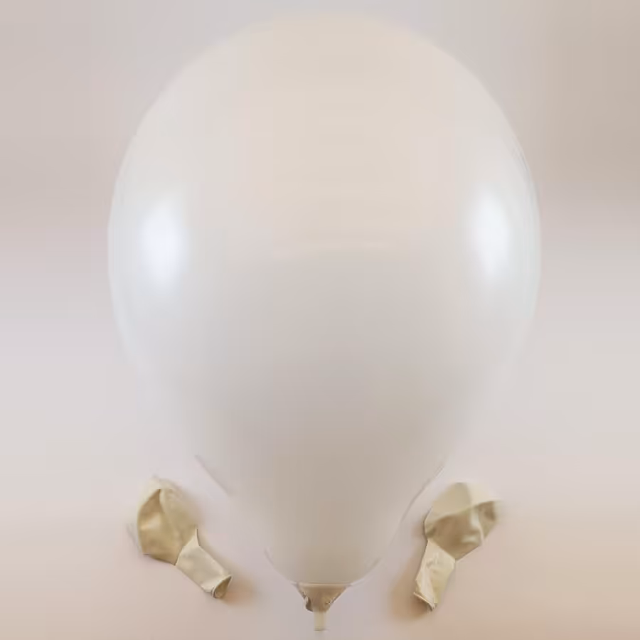 بادکنک سفید (12 اینچ) لاتکس ساده استاندارد