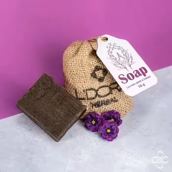 صابون گیاهی حاوی عصاره و گیاه اسطوخودوس لدورا