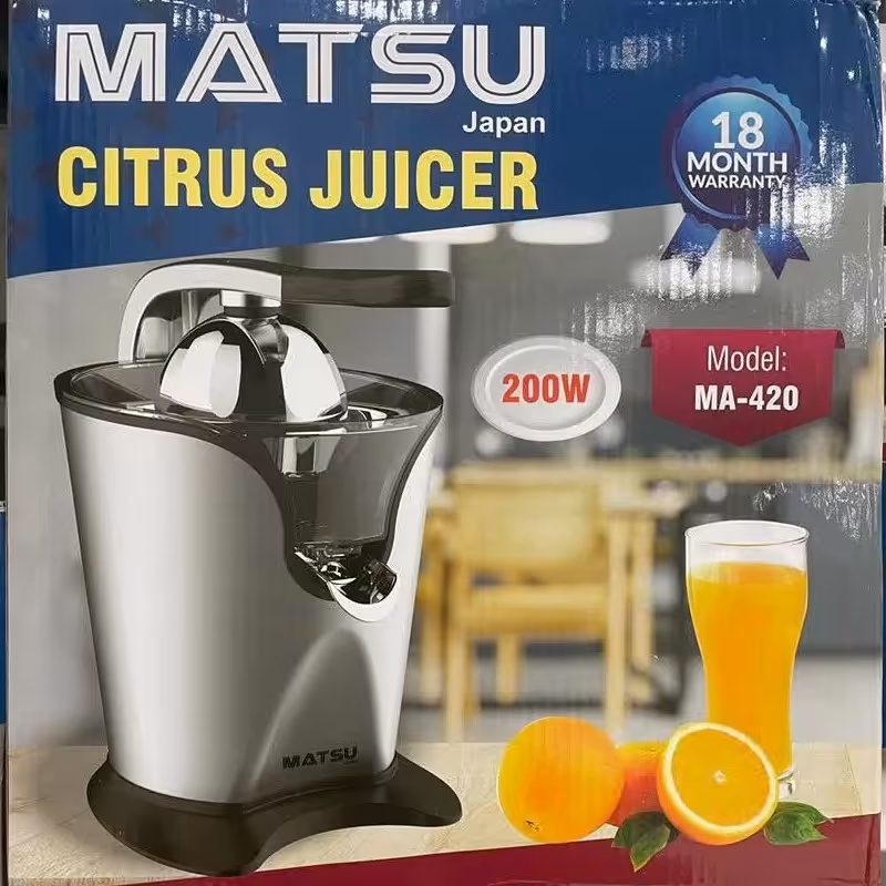 آب مرکبات گیری ماتسو  ژاپنی توان مصرفی 200 واتی مدل ma420