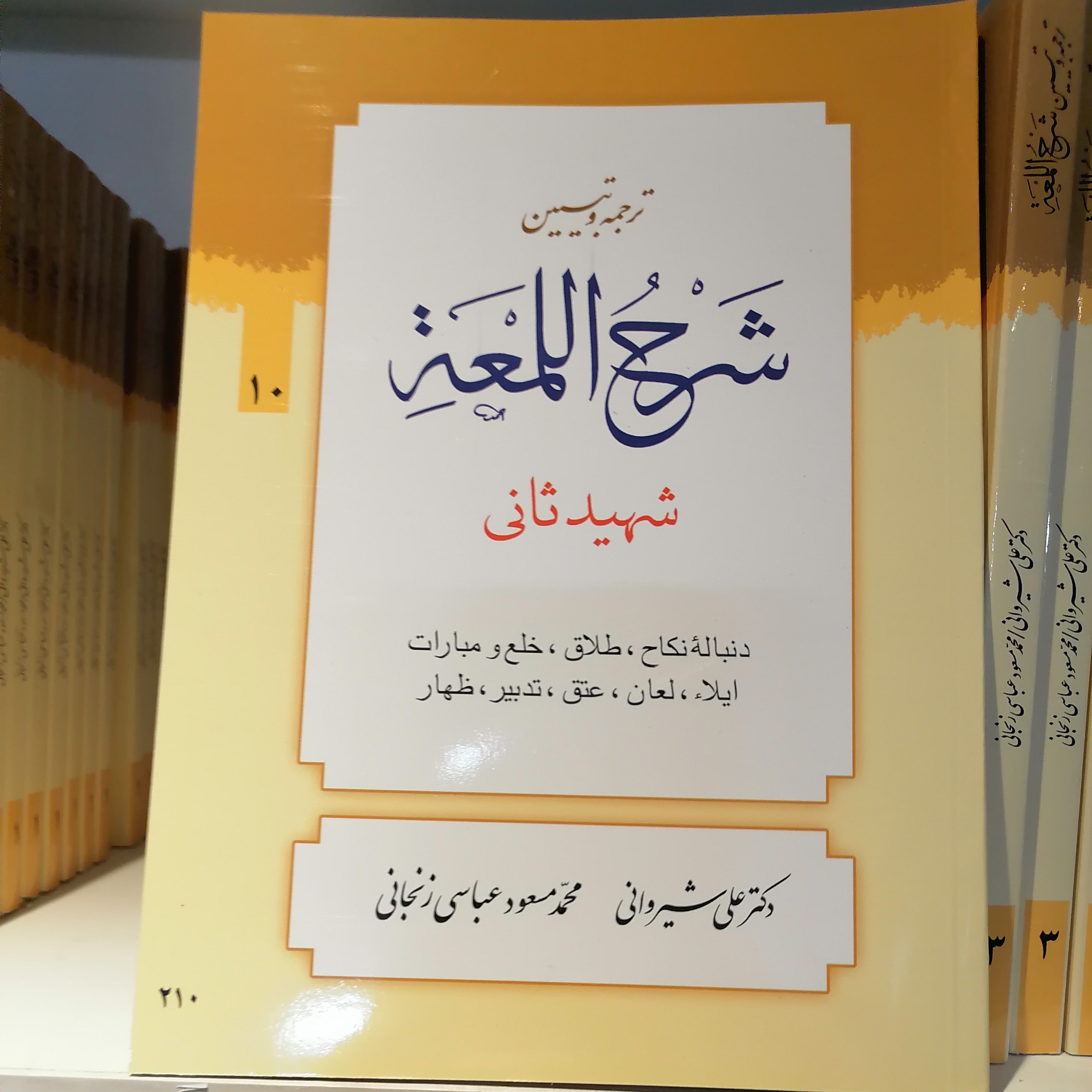 کتاب ترجمه و تبیین شرح لمعه (جلد10) شهیدثانی
