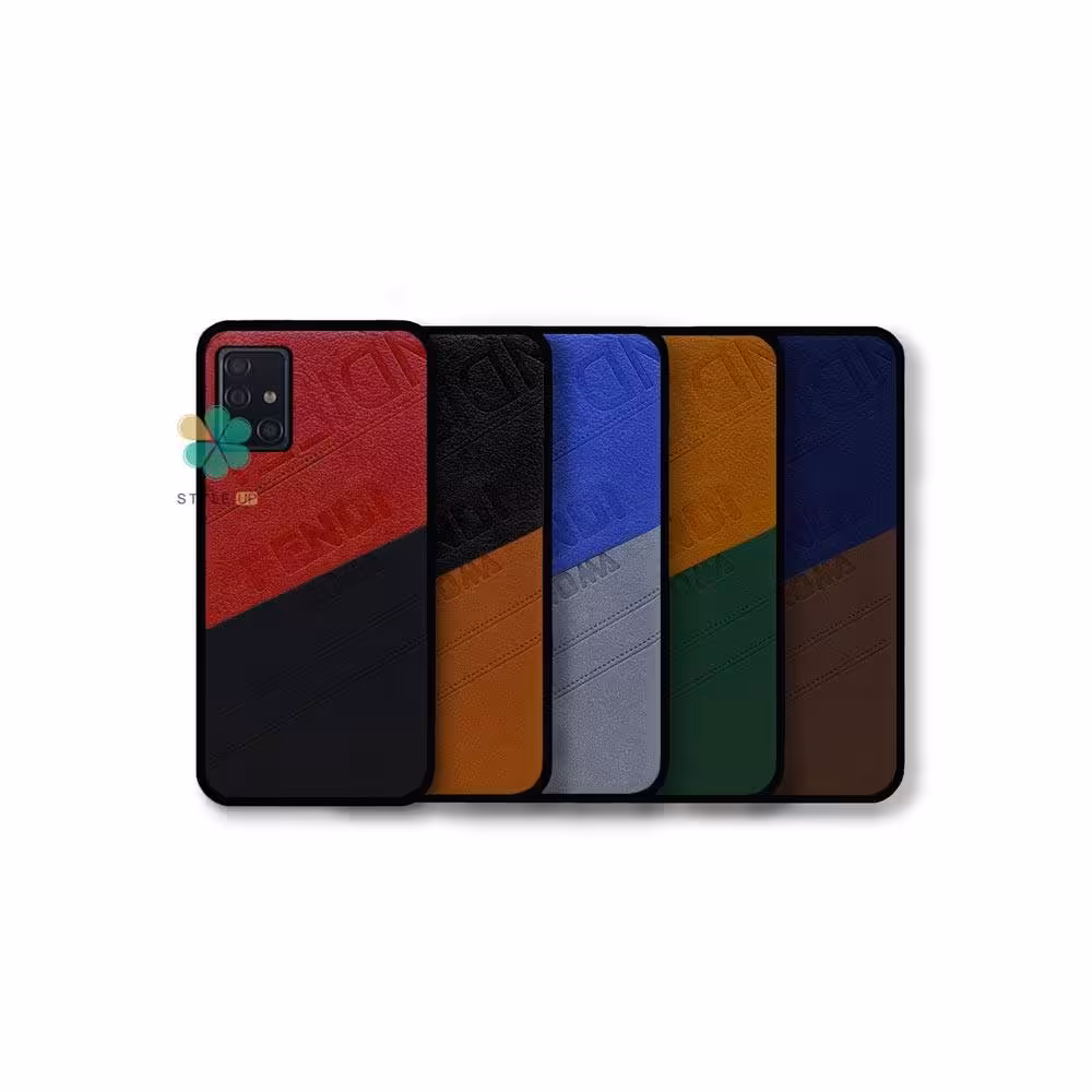 قاب چرمی گوشی سامسونگ Samsung Galaxy A71 مدل Fendi Roma