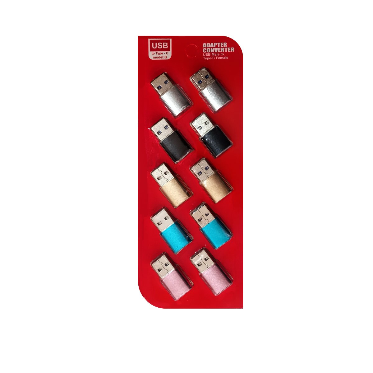 تبدیل Type-c به USB30 مدل G بسته 10 تایی