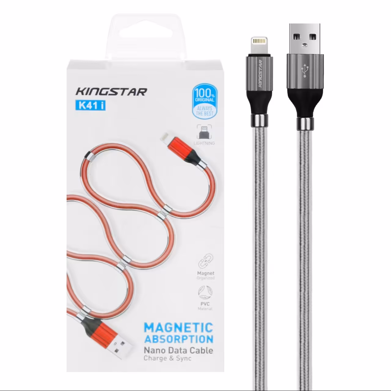 کابل لایتنینگ کینگ استار مدل K41i