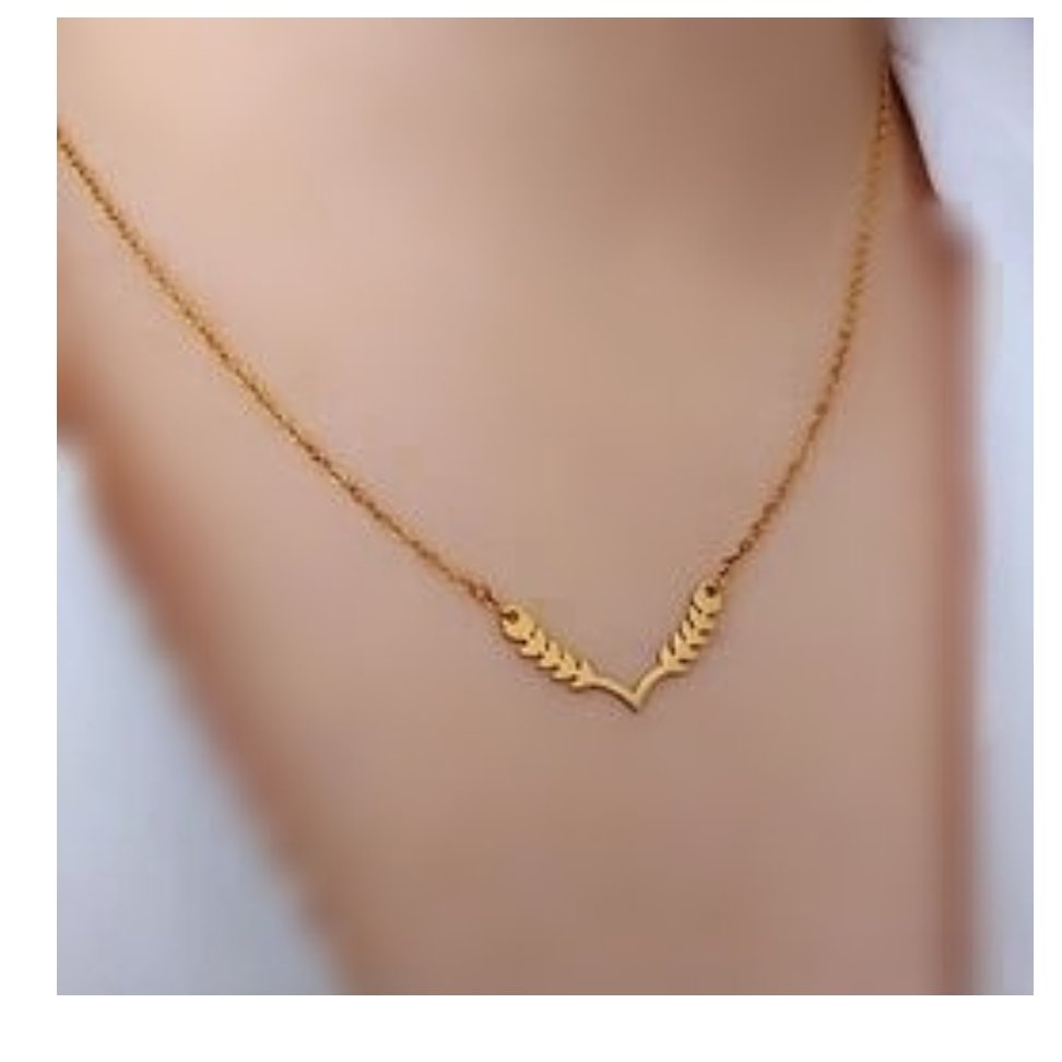 ارسال رایگان گردنبند زنحیر و گندم استیل