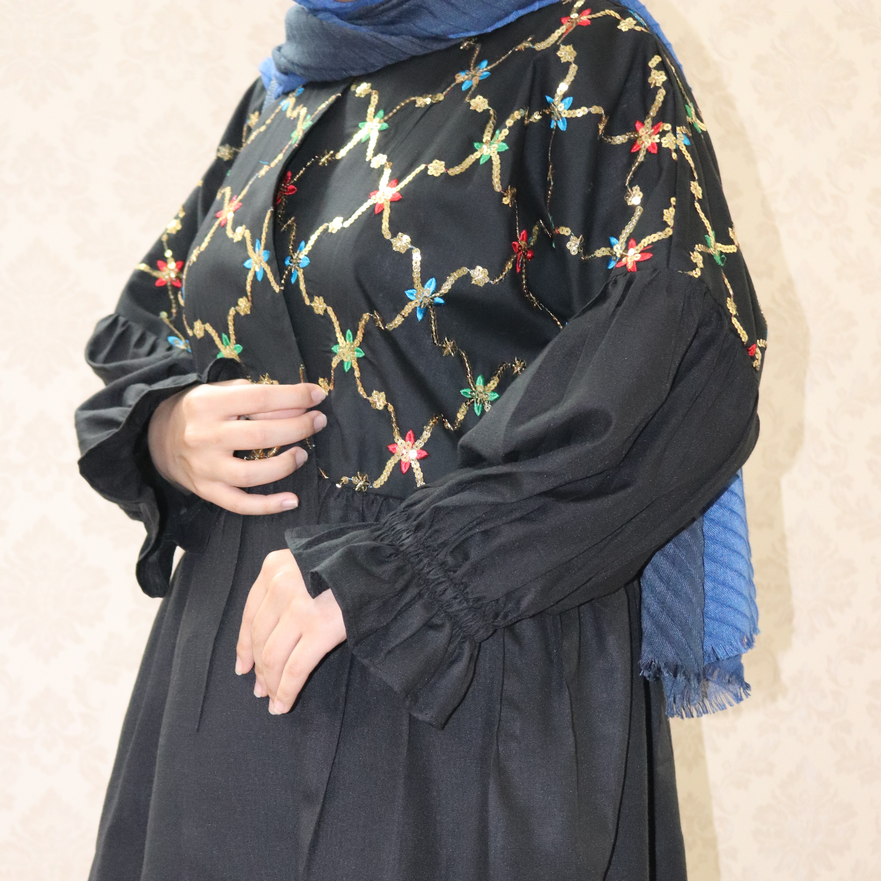 مانتو مشکی اسپرت