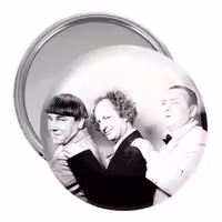 آینه جیبی خندالو مدل سه کله پوک The Three Fools کد 10055