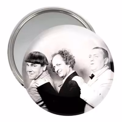 آینه جیبی خندالو مدل سه کله پوک The Three Fools کد 10055