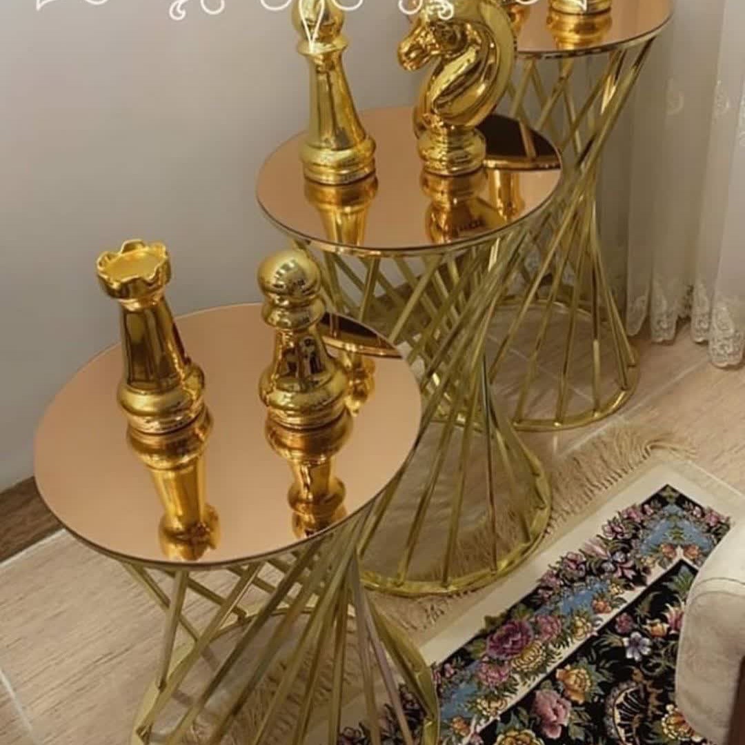 میز عسلی مدل پیچ سه تایی