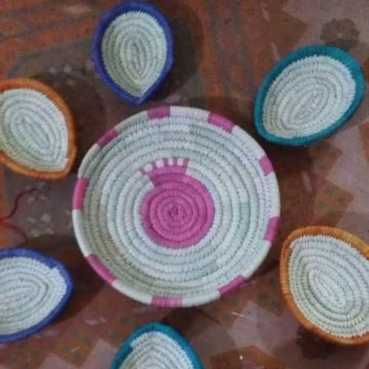 هفت سین حصیری دستبافت