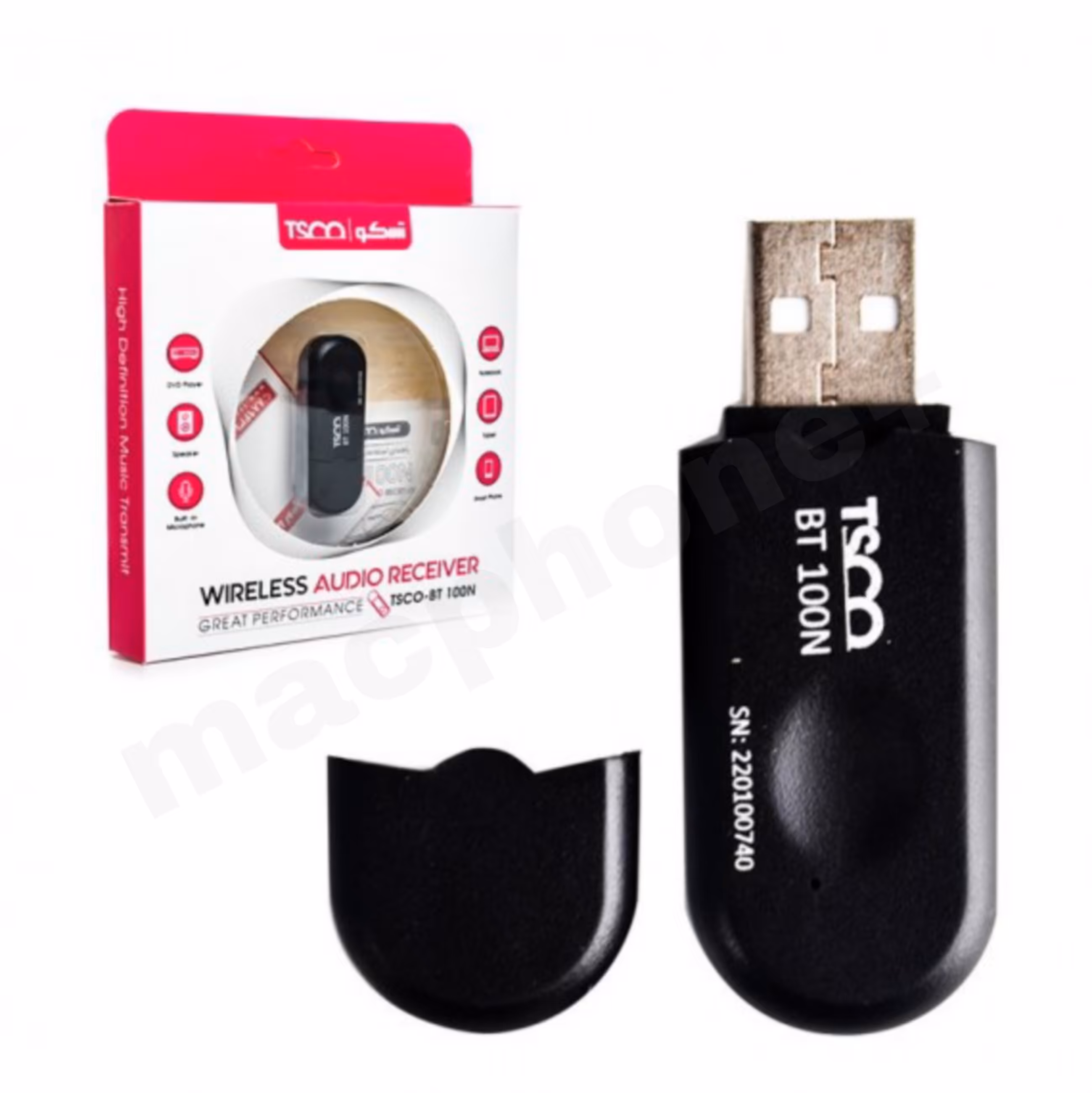 دانگل گیرنده  بلوتوث تسکو مدل BT100N

