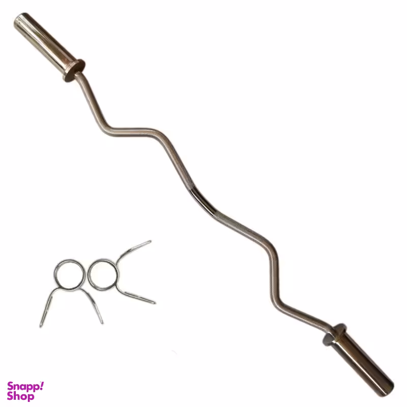 میله هالتر مدل AK150 آستین‌دار خم سایز 150 سانتی‌متر