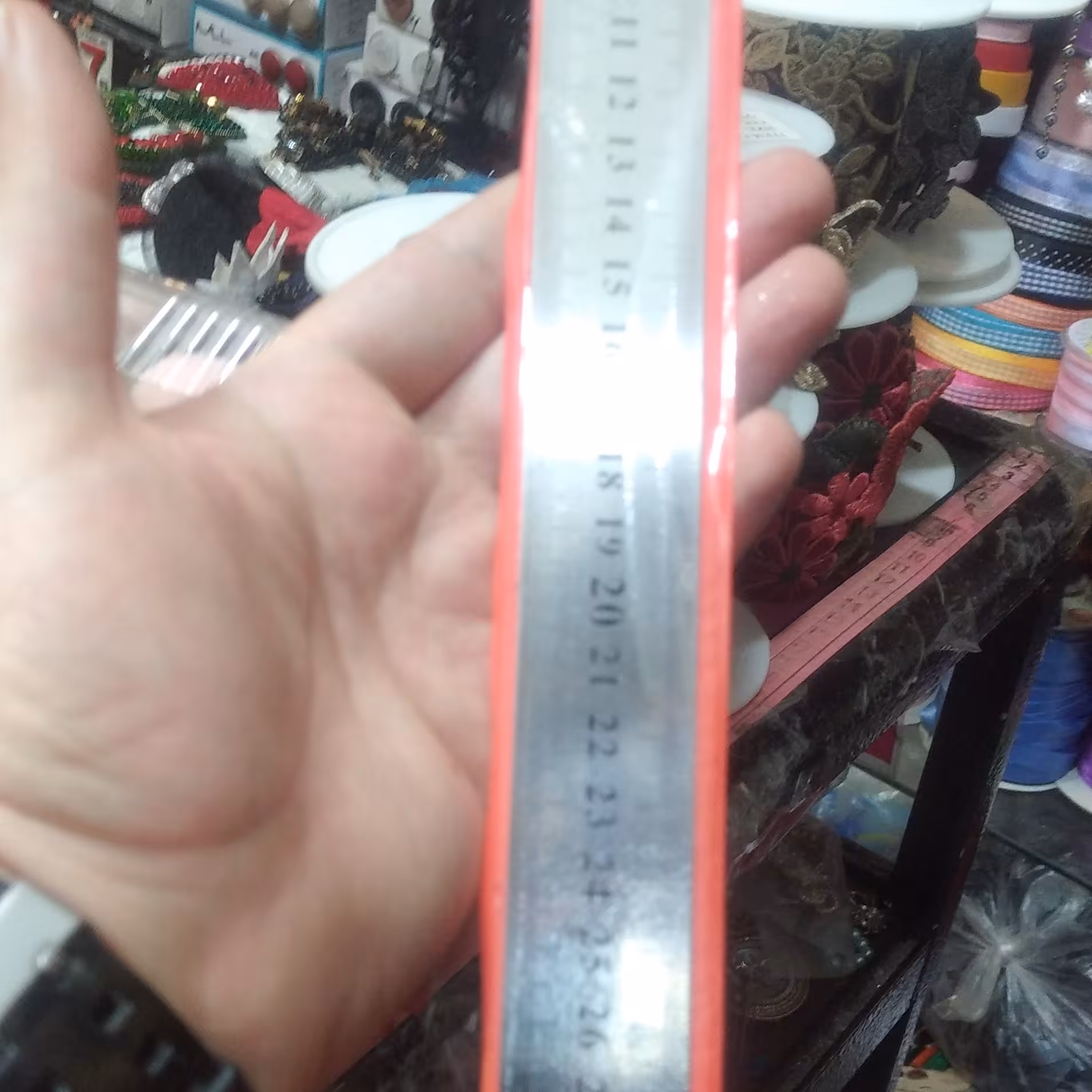 خطکش 30سانت فلزی