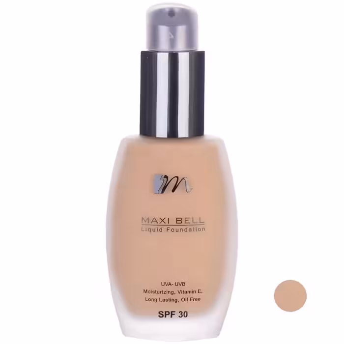 کرم پودر مکسی بل مدل llv شماره 204 حجم 35 میلی لیتر