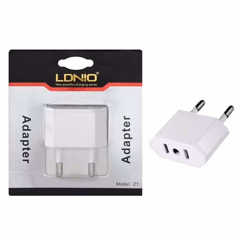 تبدیل دوشاخه برق 110 به 220 الدینیو LDNIO Z1