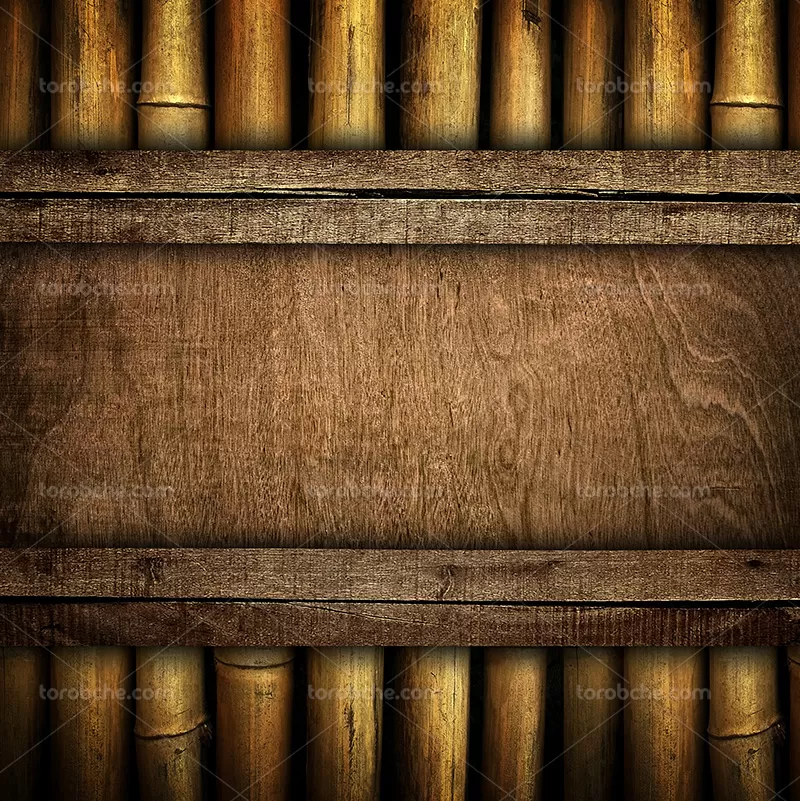 بکگراند تخته چوبی و بابمو | گرافیک با طعم تربچه