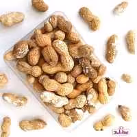 بادام زمینی غلاف دار 250 گرمی اعتماد برشته امسالی