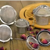 صافی مخصوص چای و دمنوش ساز استیل ضد زنگ درب دار