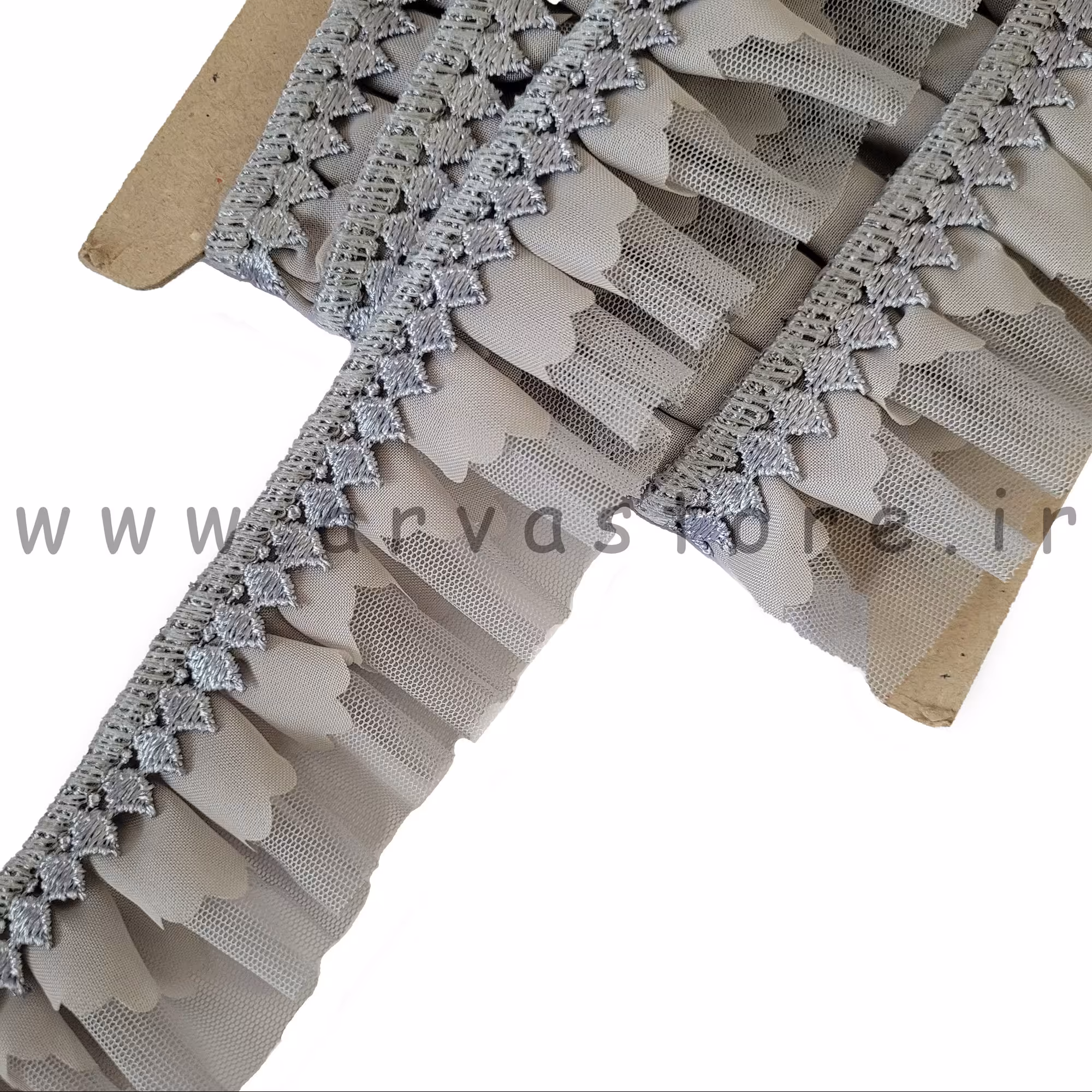 نوار پلیسه در 4 رنگ کاربردی مشکی طوسی کرم و سفید طول یک متر
