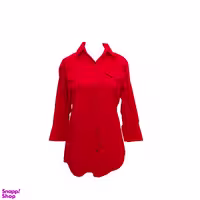 شومیز زنانه سپیدار کد 0056 رنگ آلبالویی