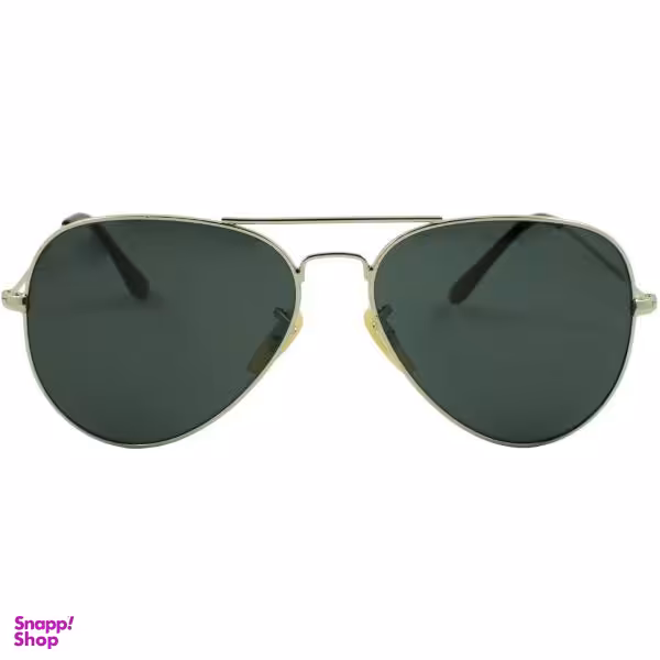 عینک آفتابی خلبانی مدل Aviator Large Metal Silver Grey غیر اصل