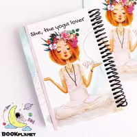 دفتر  100 برگ طرح yoga lover دات نوت (A6)