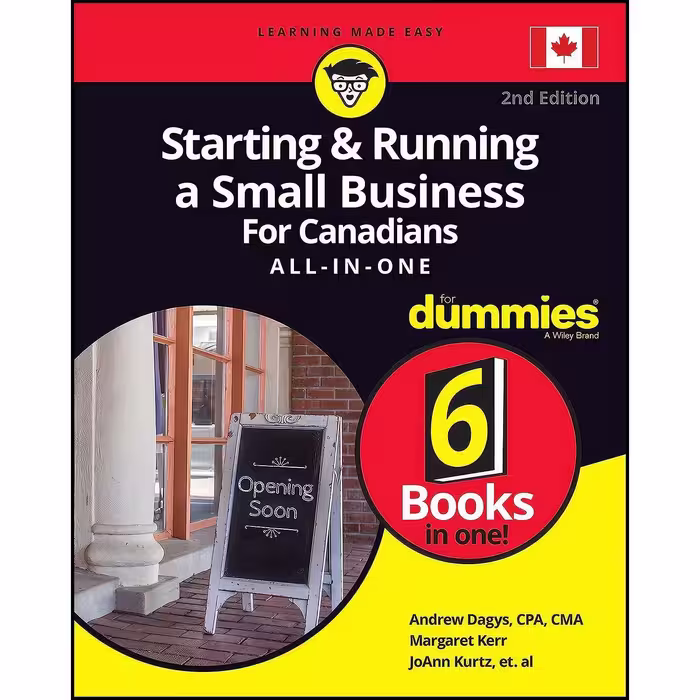 کتاب زبان اصلی Starting   Running a Small Business For Canadians AllinOne For Du