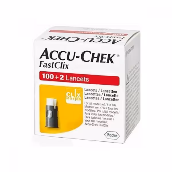 سوزن تست قند خون لنست اکیو چک ‌102 عددی Accu-Chek fastclix