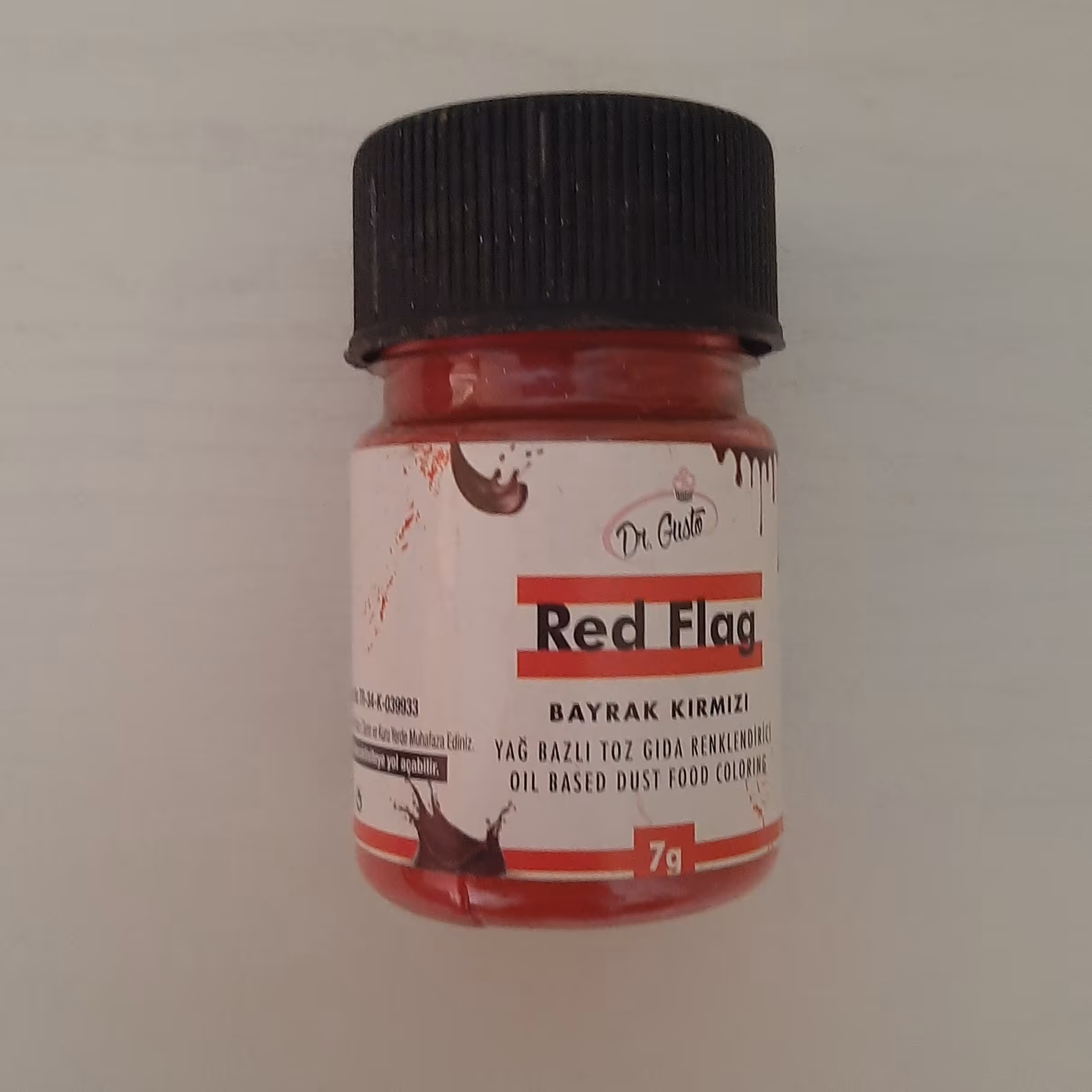 رنگ پودری قرمز خارجی اصل مناسب شکلات 