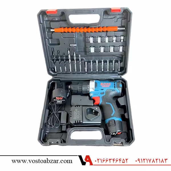 دریل پیچ گوشتی شارژی باس مدل BS1801