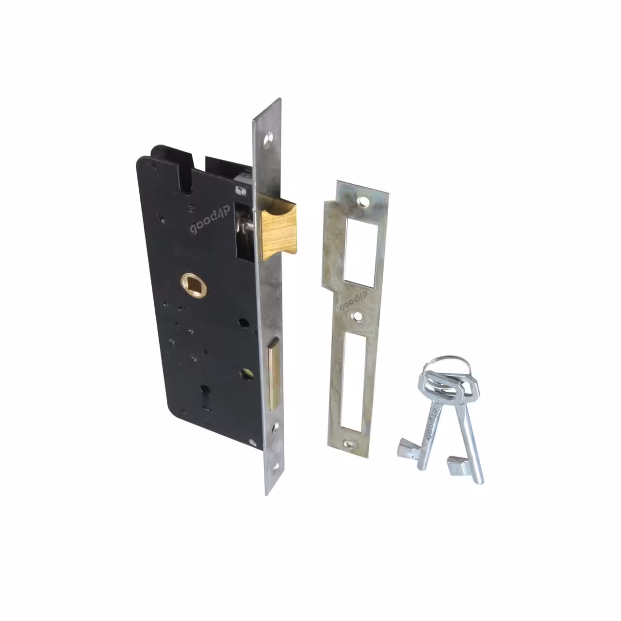 قفل در توکار 6/5 سانتیمتر کلیدی پهن رجبی